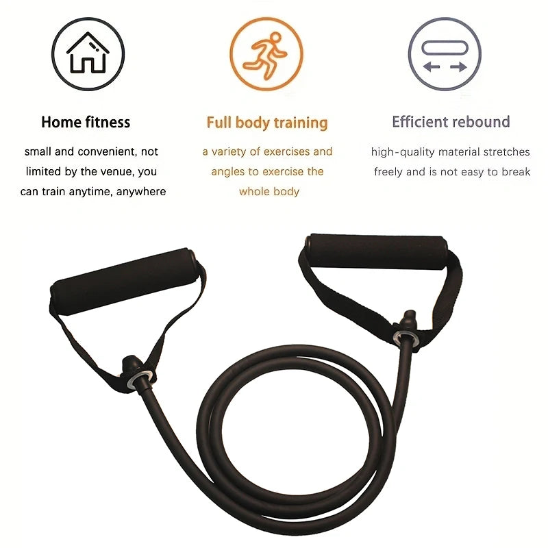 💪 Resistance Bands with Handles – Your Ultimate Home Gym! 🏋️♂️🏋️♀️