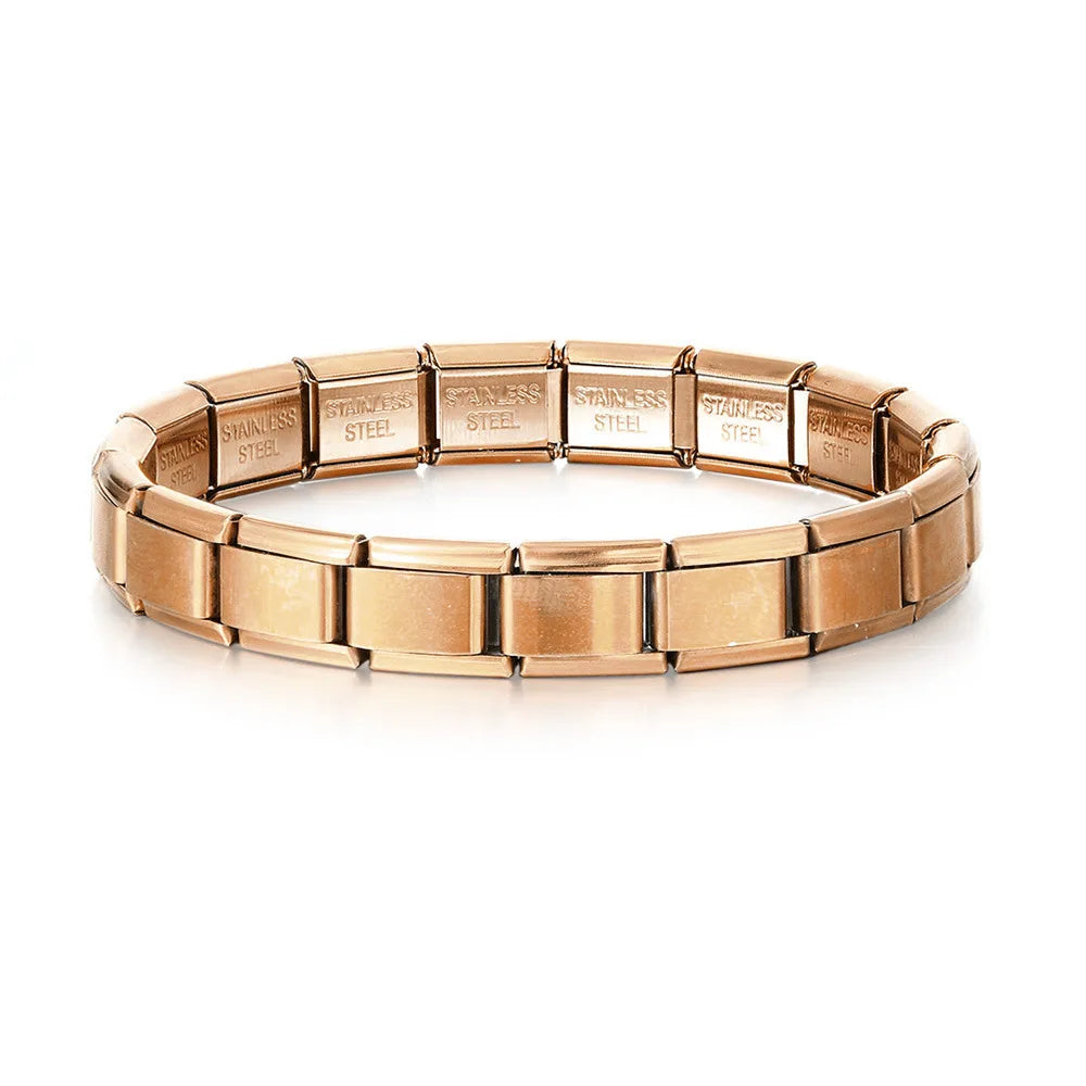 ✨ Trendy Italian Stainless Steel Bracelets – Stylish & Stretchable! 🎁