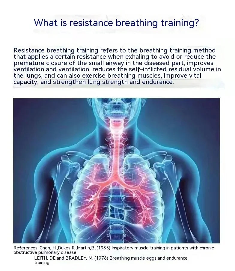 🌬️ Silicone Breathing Fitness Device – Boost Your Respiratory Strength! 💪