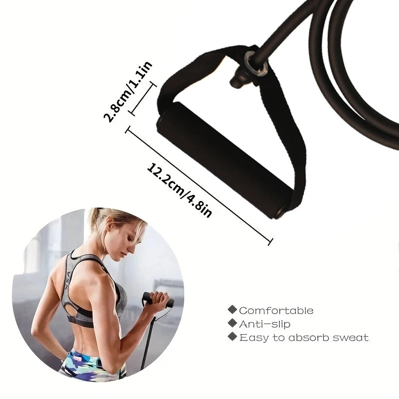 💪 Resistance Bands with Handles – Your Ultimate Home Gym! 🏋️♂️🏋️♀️