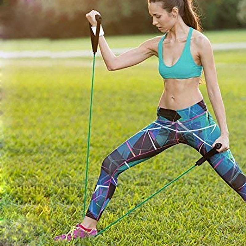 💪 Resistance Bands with Handles – Your Ultimate Home Gym! 🏋️♂️🏋️♀️