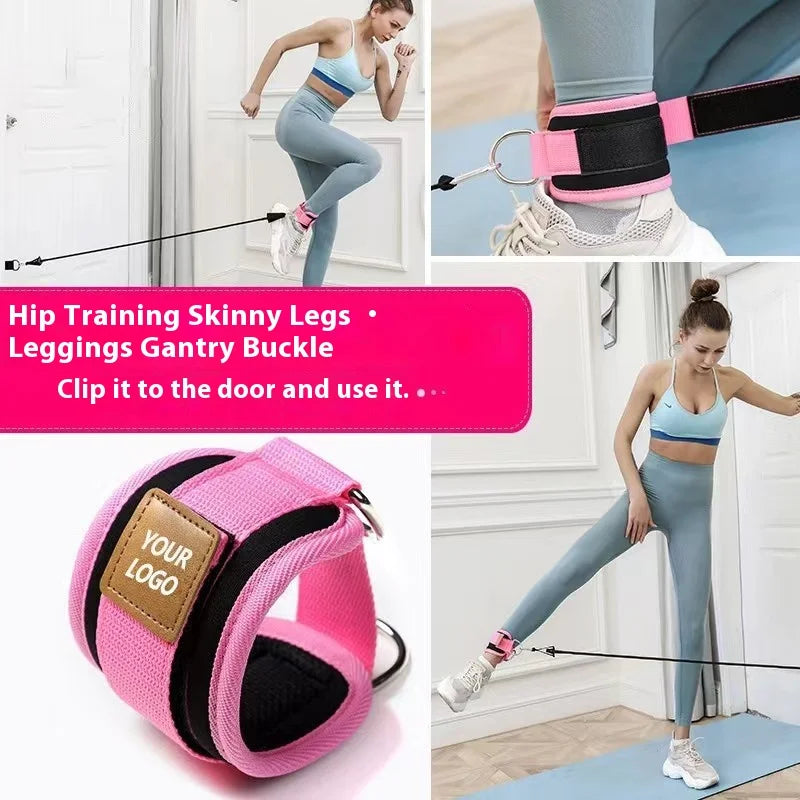 Fitness Ankle Straps – Adjustable D-Ring Support Cuffs for Leg Workouts & Pulley Systems!