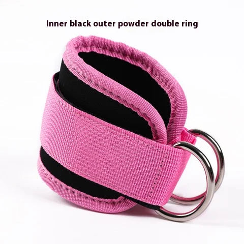 Fitness Ankle Straps – Adjustable D-Ring Support Cuffs for Leg Workouts & Pulley Systems!