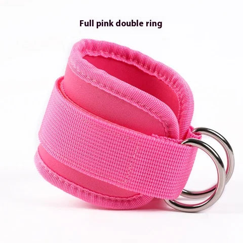 Fitness Ankle Straps – Adjustable D-Ring Support Cuffs for Leg Workouts & Pulley Systems!