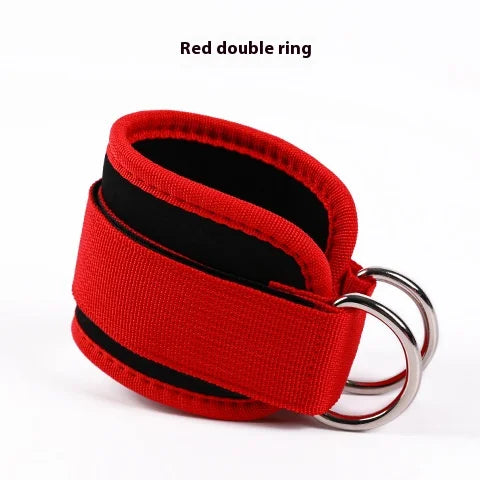 Fitness Ankle Straps – Adjustable D-Ring Support Cuffs for Leg Workouts & Pulley Systems!